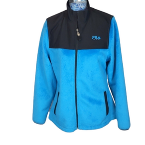 Fila sport blue black jacket size medium